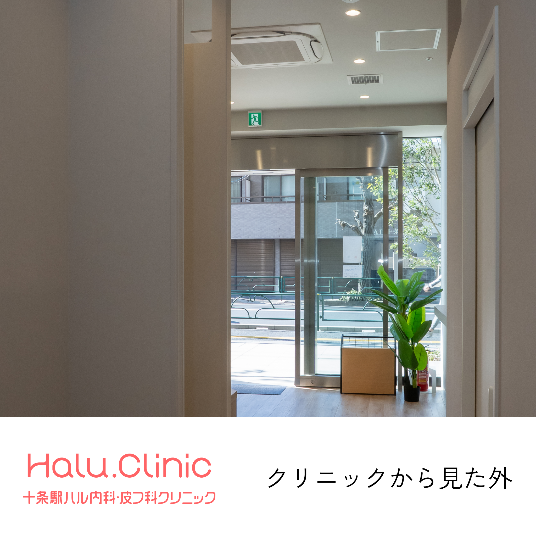 十条駅ハル内科皮膚科クリニック_クリニックから見た外